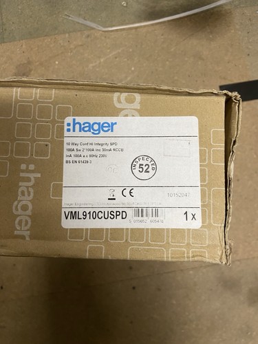 Hager vml910cuspd way - hager,