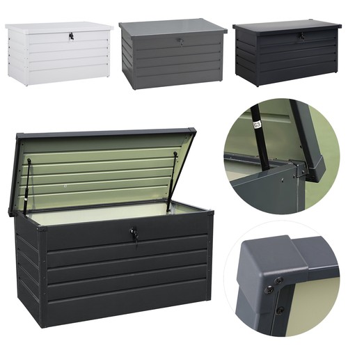 Outdoor storage box 350l metal - outdoor,