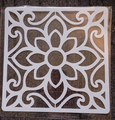 Large flower tile pattern - large,