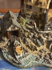 RNLI Danbury Mint To The Rescue Exquisitely Modelled Lifeboat Scene Superb Cond.