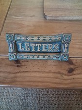 Vintage Brass Letter Box Small
