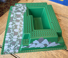 Lego castle raised base plate