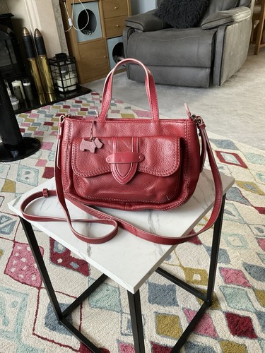 Beautiful red leather radley - beautiful,