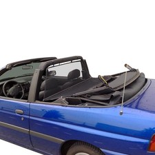 Wind deflector fits a Ford Escort ALL windblocker 1995-1998 -  Black WINDSTOP