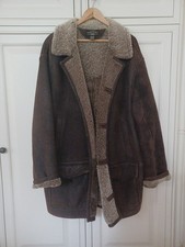 Vintage Banana Republic Tip Dyed Australian Lamb Wool Authentic Leather Jacket L