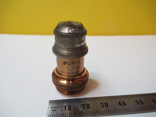 Antique objective brass leitz - antique,