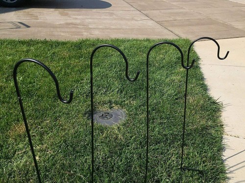 4pcs metal garden stakes - 4pcs,