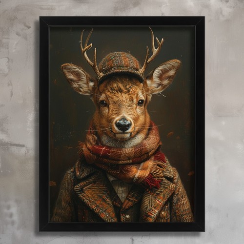 Vintage deer tweed - tweed, jacket