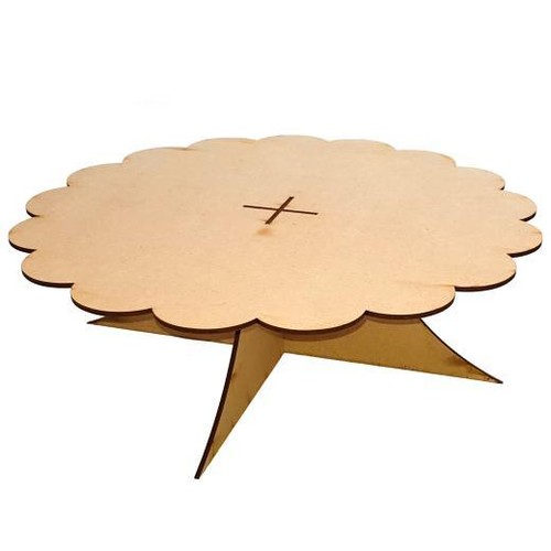 Wooden mdf cake stand - mdf,