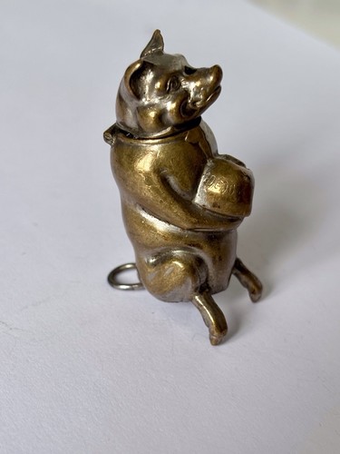 Antique novelty seated pig - novelty,