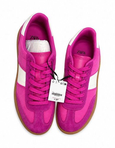 Zara women pink white - women’s, pink/white