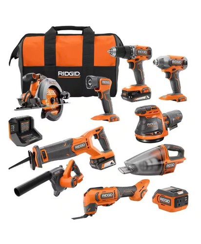 18v ridgid tool combo kit - 18v,