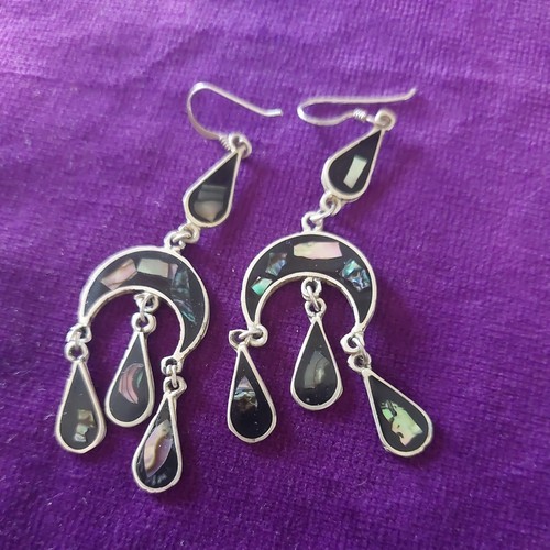 Large vintage jewelry - vintage, earrings