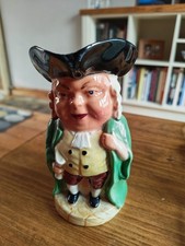 Vintage Burlington Ware Toby Jug 'Squeaker'  15 cm tall approx