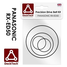 DeckTech™ Replacement Belts for Panasonic Portable Stereo RX-ED50 RXED50 RX ED50