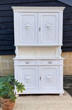Large Cream Dresser, Country Kitchen Sideboard, Storage, Hall Console, Scandi