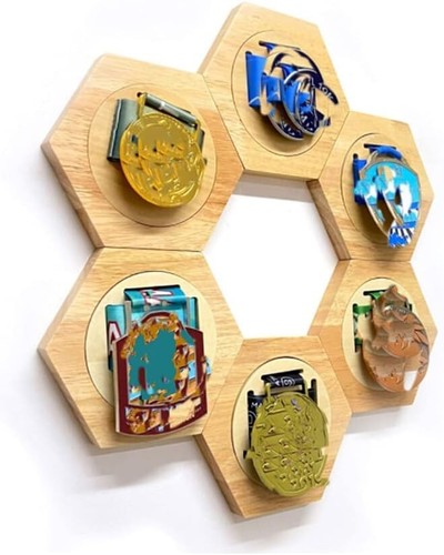 Lot new honeycomb wooden - 6,