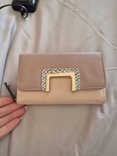 Atmosphere Pink Purse With Card Holder, Notes And Zippes Compartment