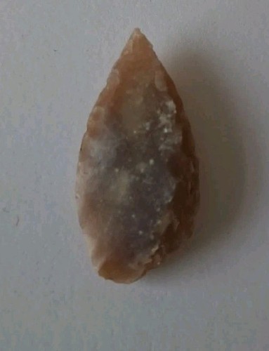 Neolithic flint leaf shaped - flint, leaf-shaped