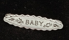 Antique Sterling Silver Oval