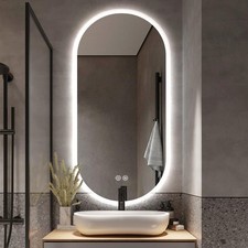 Large Oval LED Bathroom Mirror