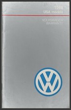 Volkswagen VW 1988 USA Models