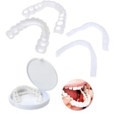 Snap On False Teeth Upper +