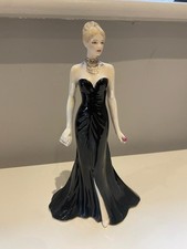 Royal Worcester - Limited Edition - The Elizabeth Emanuel Black Dress’ Figurine