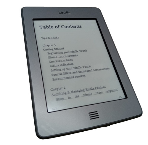 Amazon kindle touch - amazon, 4th