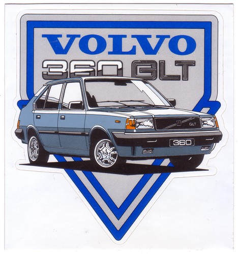Volvo 360 glt sticker - volvo,