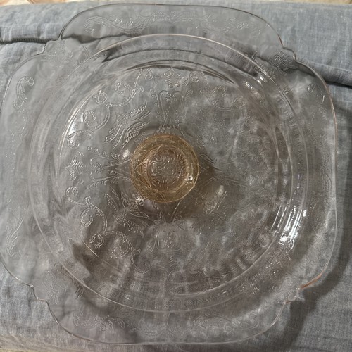 Indiana glass pedestal cake - glass,