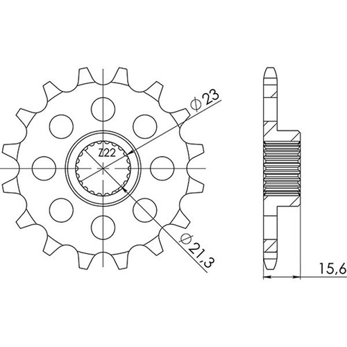 Sunstar p520 d15 steel - sunstar,