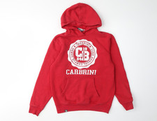 Carbrini Boys Red Pullover Hoodie, Size 10-11 Years