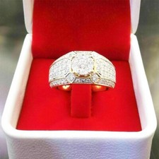 1 CT Diamond Cluster Men's