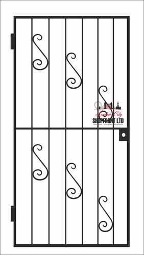 Metal gate wrought - /, iron