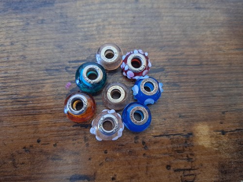 Silver 925 glass charms - glass,