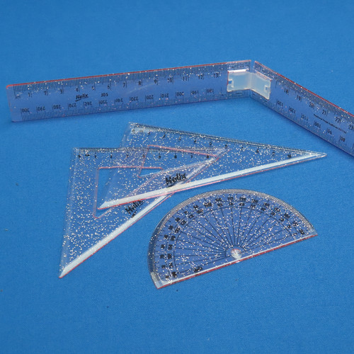 Helix glitzys pink ruler - helix,