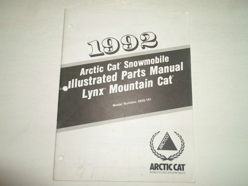 1992 arctic cat - 1992, snowmobile
