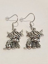 Highland cattle cow silver