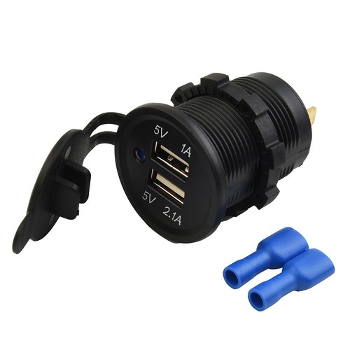 Dual usb socket - dual, waterproof