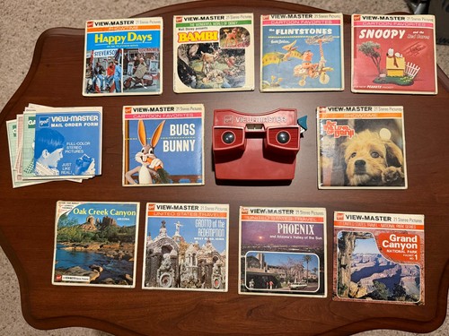 Vintage gaf view master red - vintage, view-master