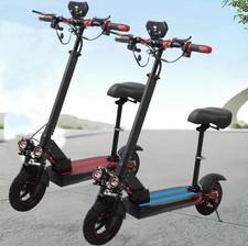 Electric Scooter Adult E-Bike 25KM/H 30KM 10" Off-Road Tires Foldable Commuter