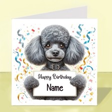 Personalised Miniature Poodle