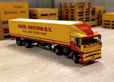 DAF 3300 classic curtainside trailer 2 axle "Gebr. Greving" WSI truck models