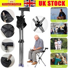 Folding Cane Seat Chair