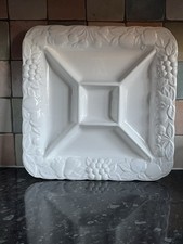 Huge white ceramic food