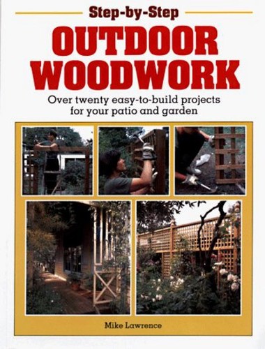 Step outdoor woodwork - step-by-step,