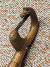 Hand Carved African Giraffe Walking Stick 91cm Long Wood T19
