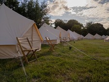 Used Ex Hire Bell Tents - 4m