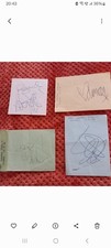 Robbie Williams, Oasis Brother's, Damon From Blur Autographs